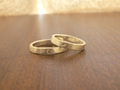 銀製ご結婚指輪