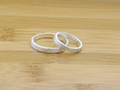 シルバー製ご結婚指輪