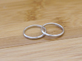 プラチナ製ご結婚指輪