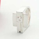 ぞうリング　象モチーフの銀製の指輪