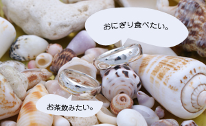 リングくんと貝